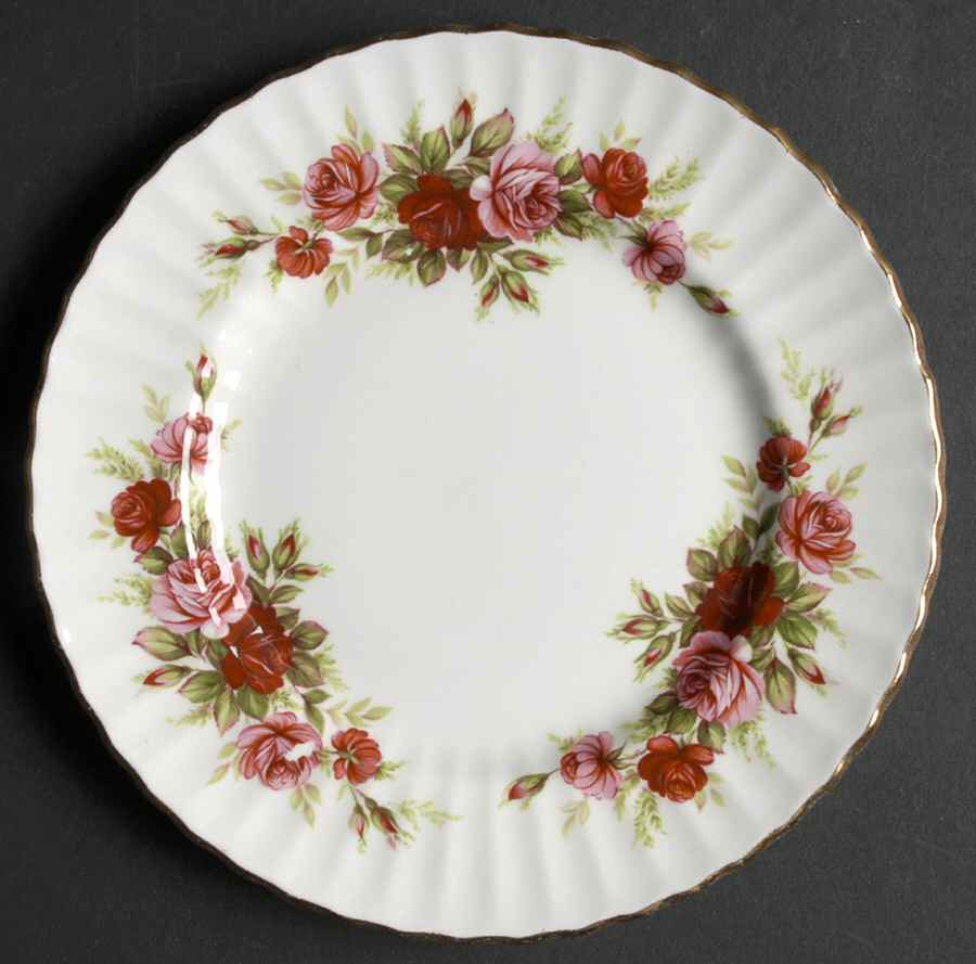 English Rose Bread & Butter Plate by Paragon-1