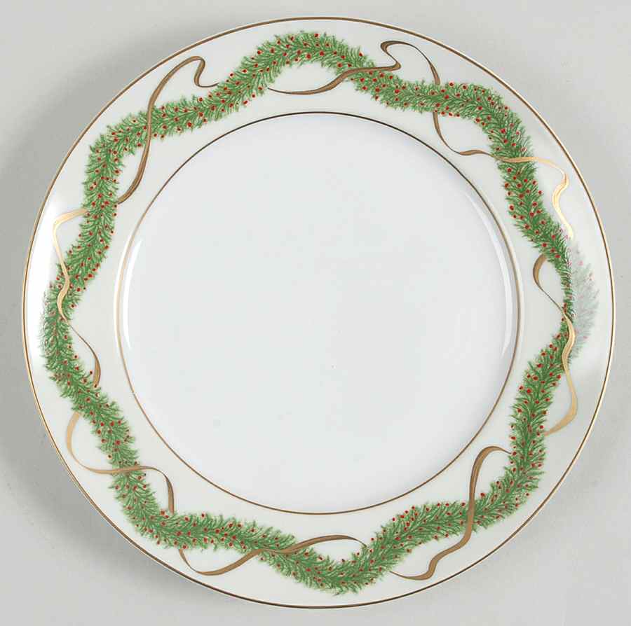 Noel Salad/Dessert Plate by Porcel-1