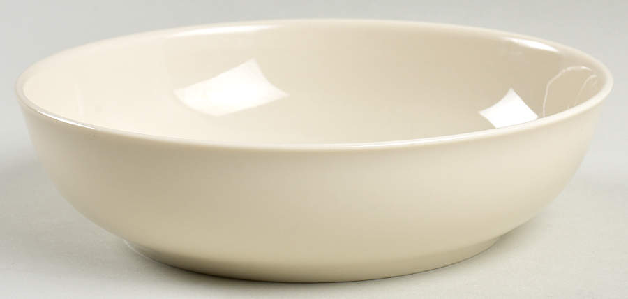Undecorated Ivory Soup/Cereal Bowl by Pickard-1