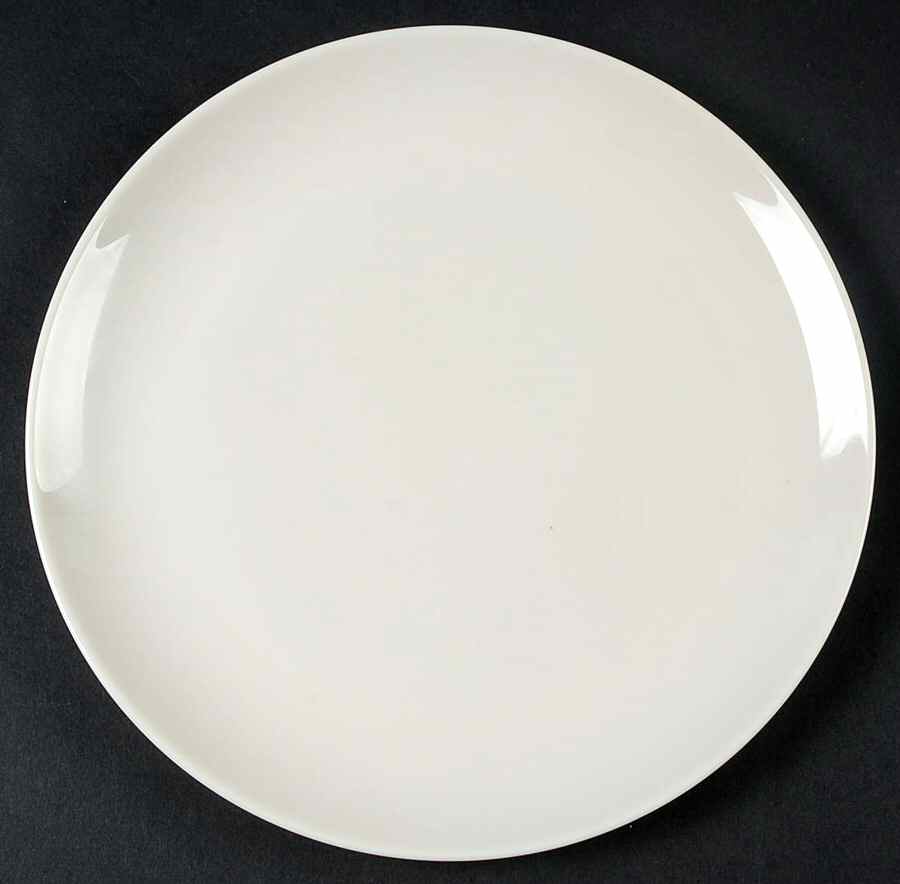 Undecorated Ivory Coupe Salad Plate by Pickard-1