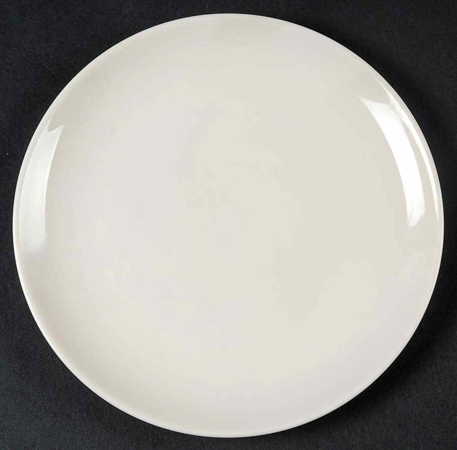 Undecorated Ivory Coupe Bread & Butter Plate by Pickard-1