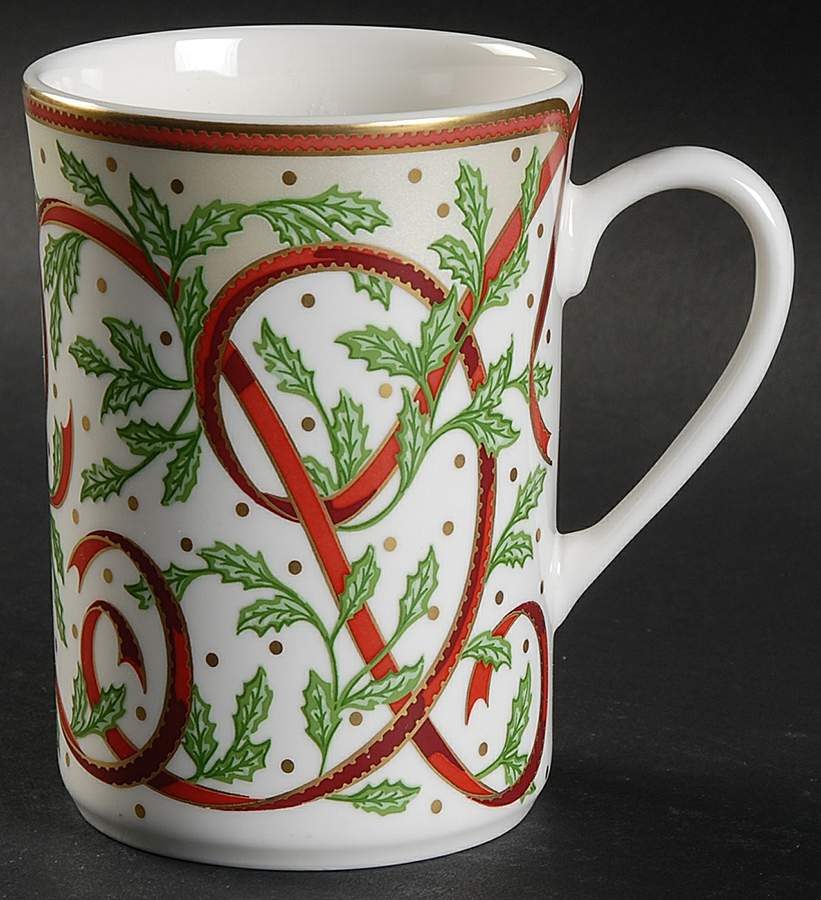 Winter Festival (White & Cream) Mug by Pickard-1