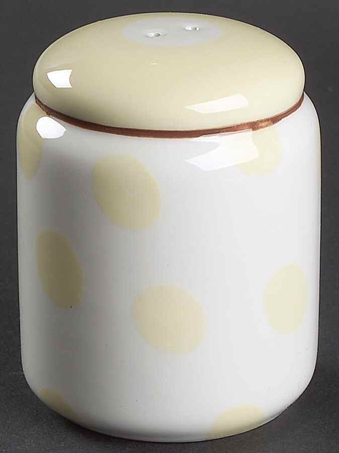 Dot Crazy Yellow and Green Salt Shaker by Paula Deen-1