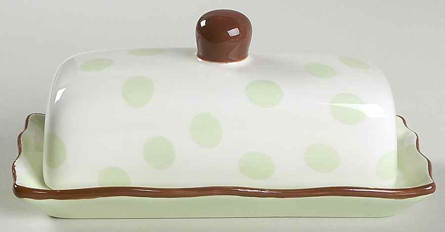 Dot Crazy Yellow and Green 1/4 Lb Covered Butter by Paula Deen-1