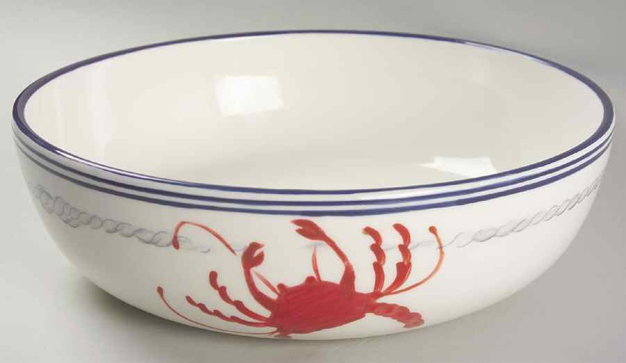 Ahoy Mate 10" Round Serving Bowl by Paula Deen-1