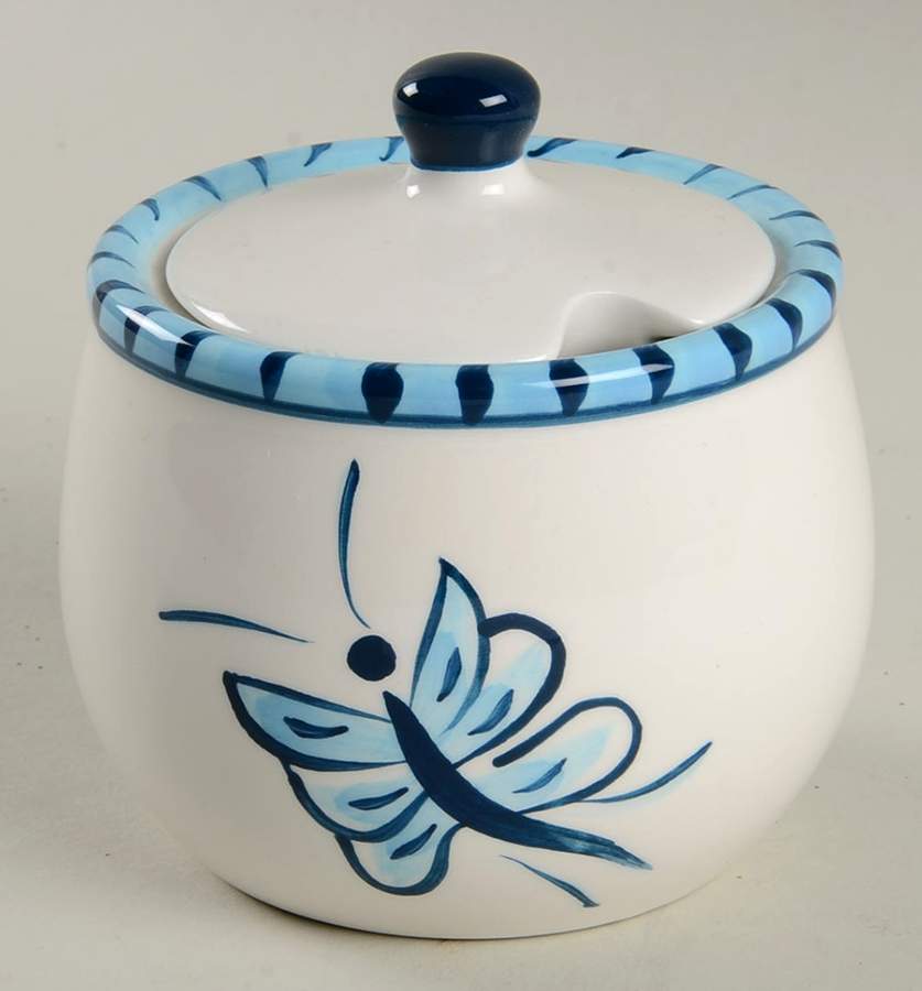 Simply Savannah Sugar Bowl & Lid by Paula Deen-1