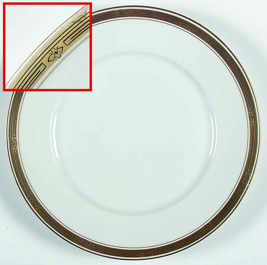 PIC46 Rim Dinner Plate by Pickard-1