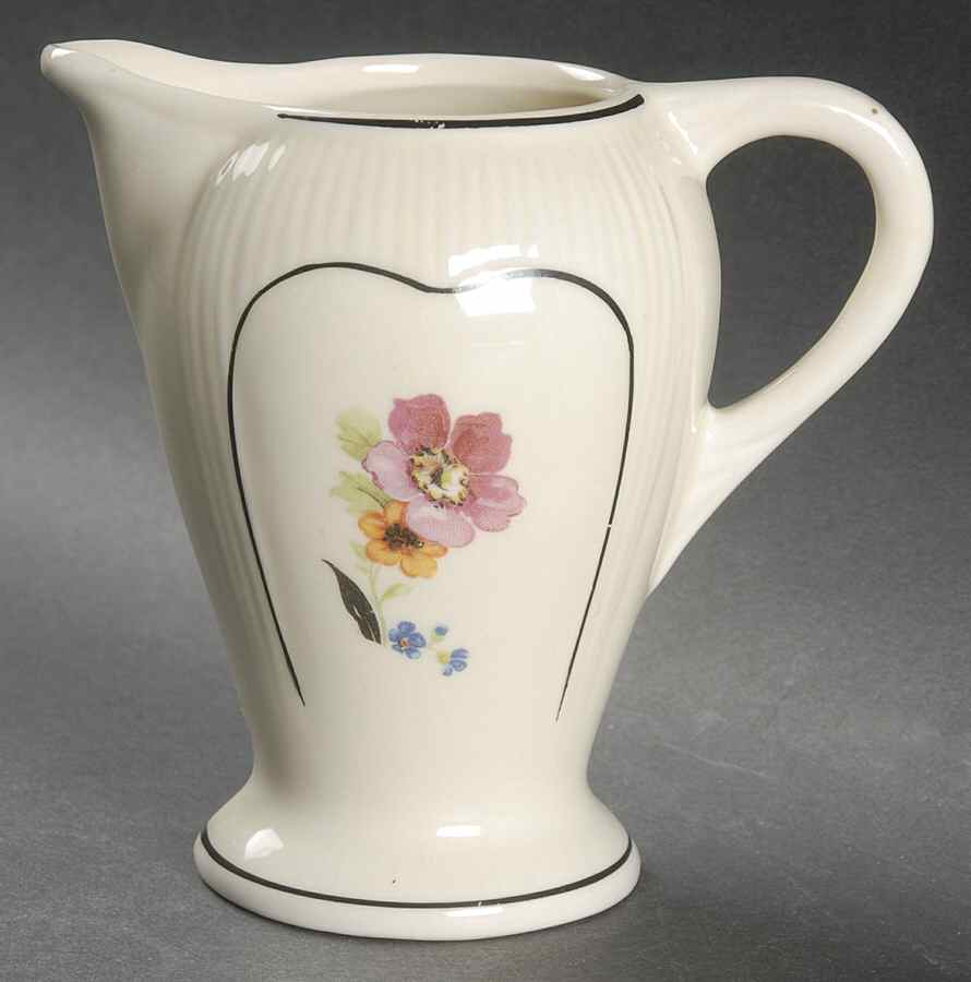 Pink Flower Creamer by Porcelier-1