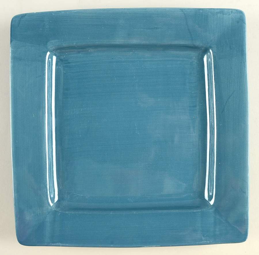 Essential Colours Blue Square Dinner Plate by Pier 1-1