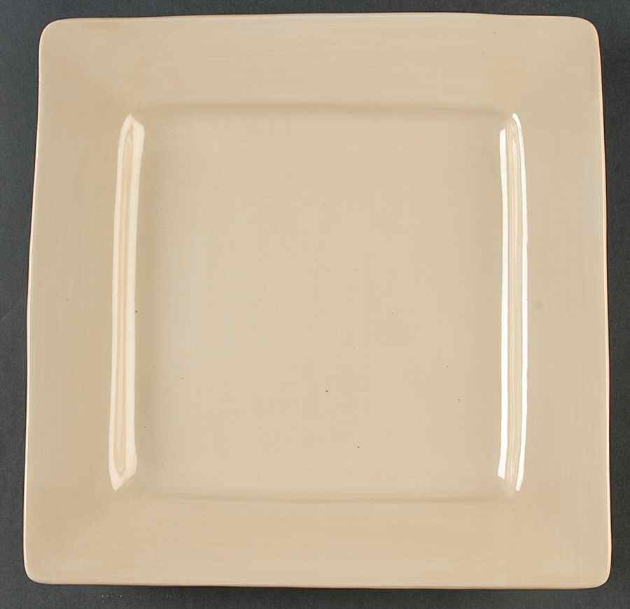 Essential Colours Ivory Square Dinner Plate by Pier 1-1
