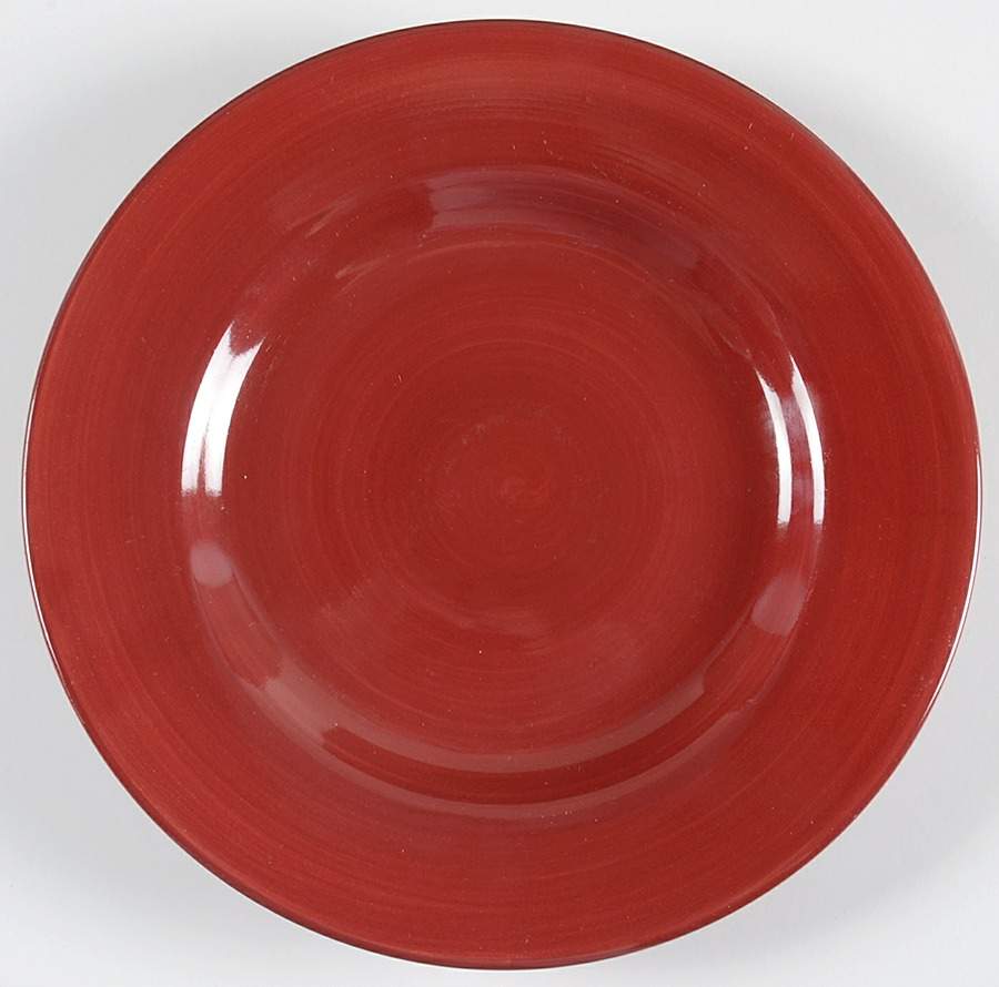 Essential Colours Red Salad/Dessert Plate by Pier 1-1