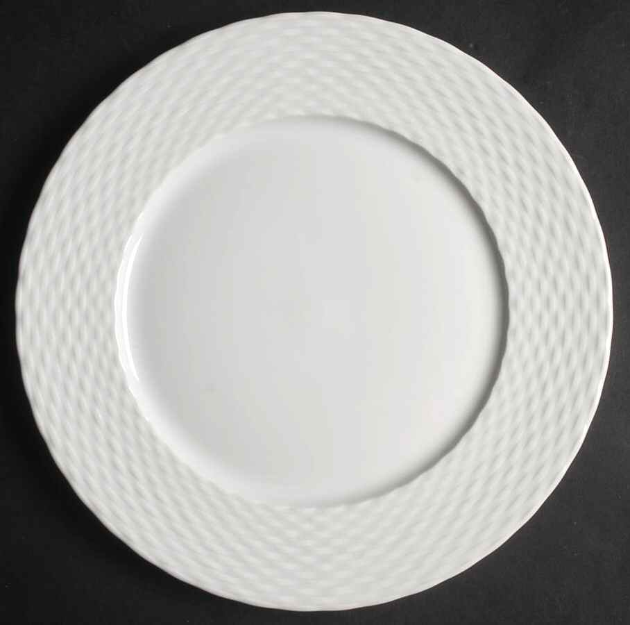 Basketweave Salad Plate by Pillivuyt-1