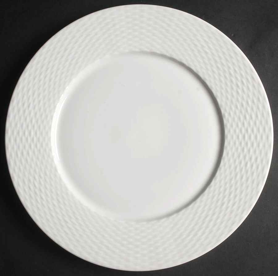 Basketweave Dinner Plate by Pillivuyt-1