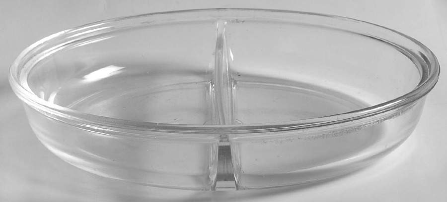Flameware 9" Round Divided Baker by Pyrex-1