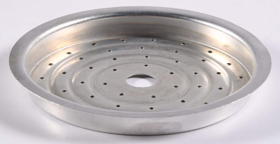 Flameware Metal Strainer Top for Percolator Glass Basket by Pyrex-1