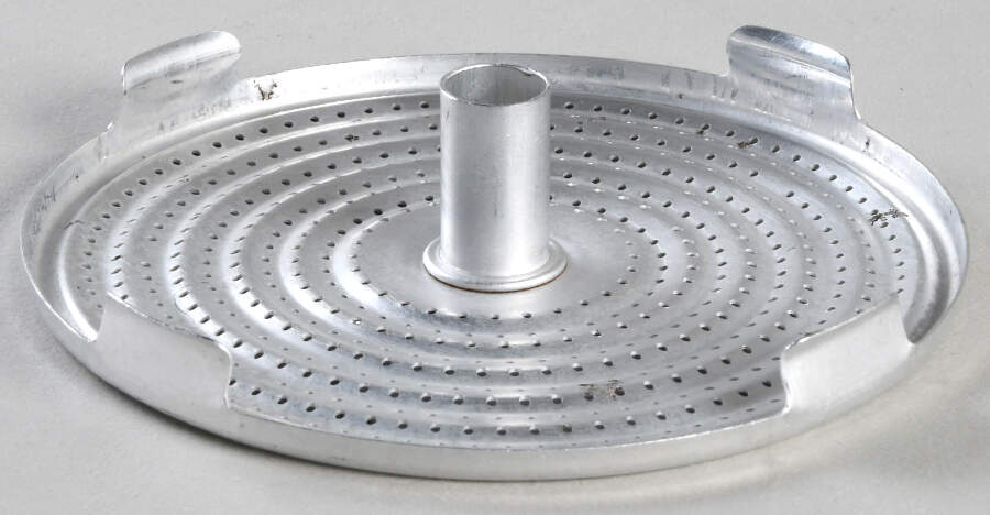 Flameware Metal Strainer Bottom for Percolator Glass Basket by Pyrex-1