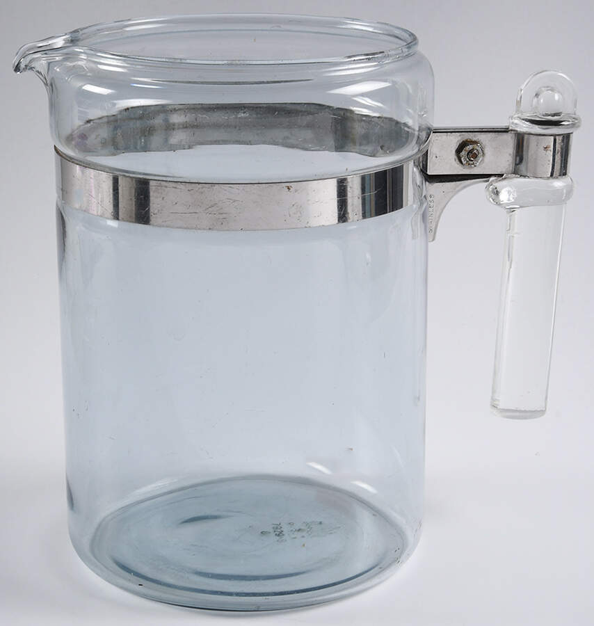 Flameware 9 Cup Percolator & Lid No Basket & Insert by Pyrex-1