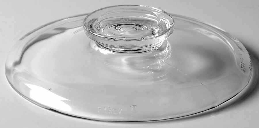 Flameware Glass Lid for Double Boiler by Pyrex-1