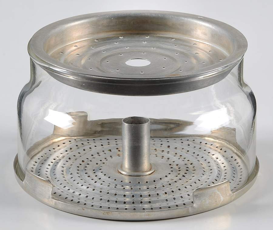 Flameware Glass Percolator Basket with Metal Strainers by Pyrex-1