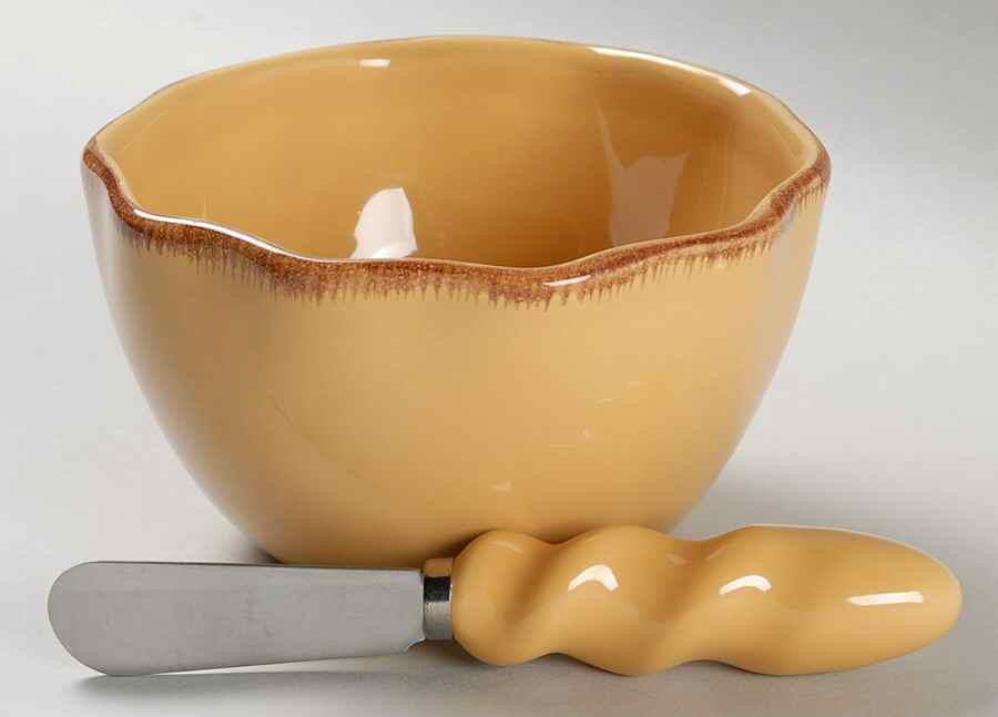 Village Collection Dijon Dip Bowl & Spreader Set by Park Designs-1