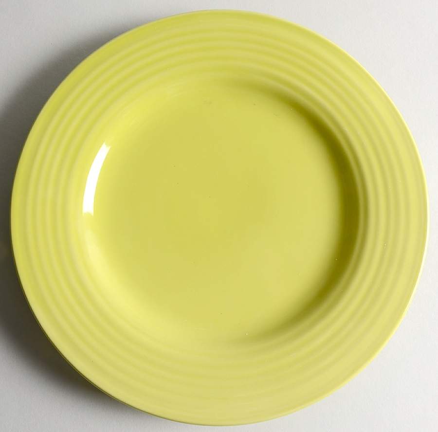 Sausalito Ridged Lime Green Dinner Plate by Pottery Barn China-1
