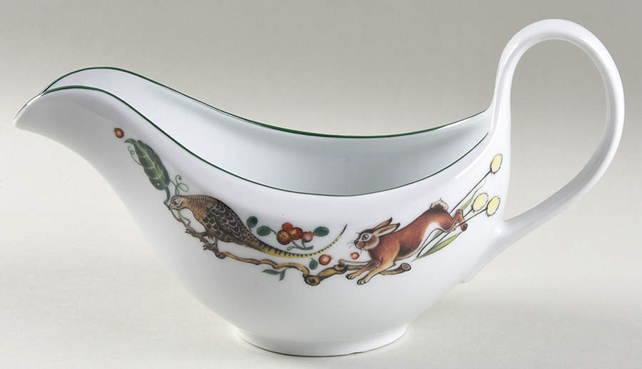 Fauna Gravy Boat by Porsgrund-1