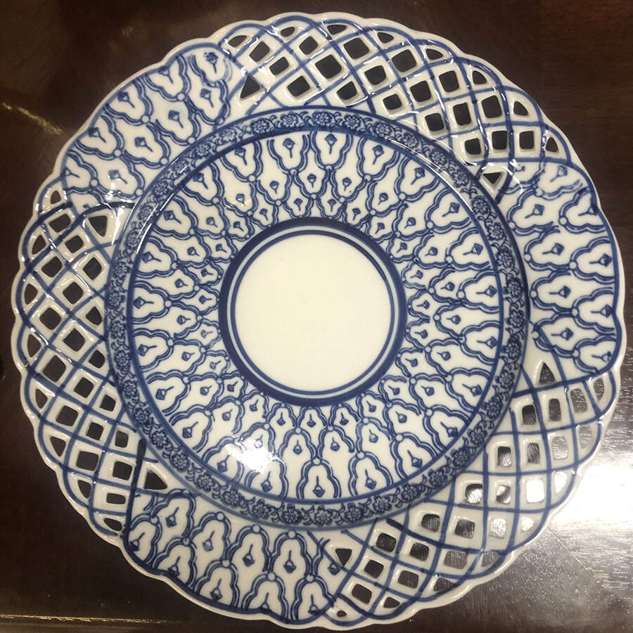 PCM16 Pierced Edge Dinner Plate by Pacific Rim-1