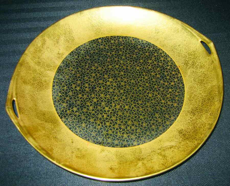 PIC124 Handled Cake Plate by Pickard-1