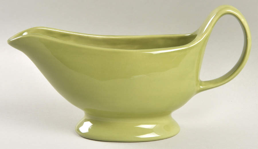 Sausalito Sage Green Gravy Boat by Pottery Barn China-1