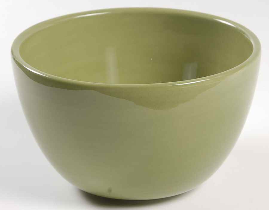 Sausalito Sage Green Coupe Cereal Bowl by Pottery Barn China-1
