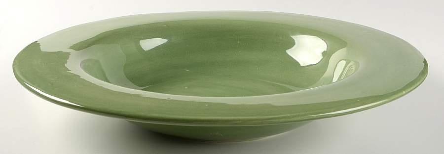 Sausalito Sage Green 16" Pasta Serving Bowl by Pottery Barn China-1