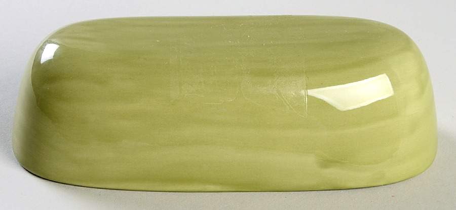 Sausalito Sage Green Lid for 1/4 Lb Butter by Pottery Barn China-1