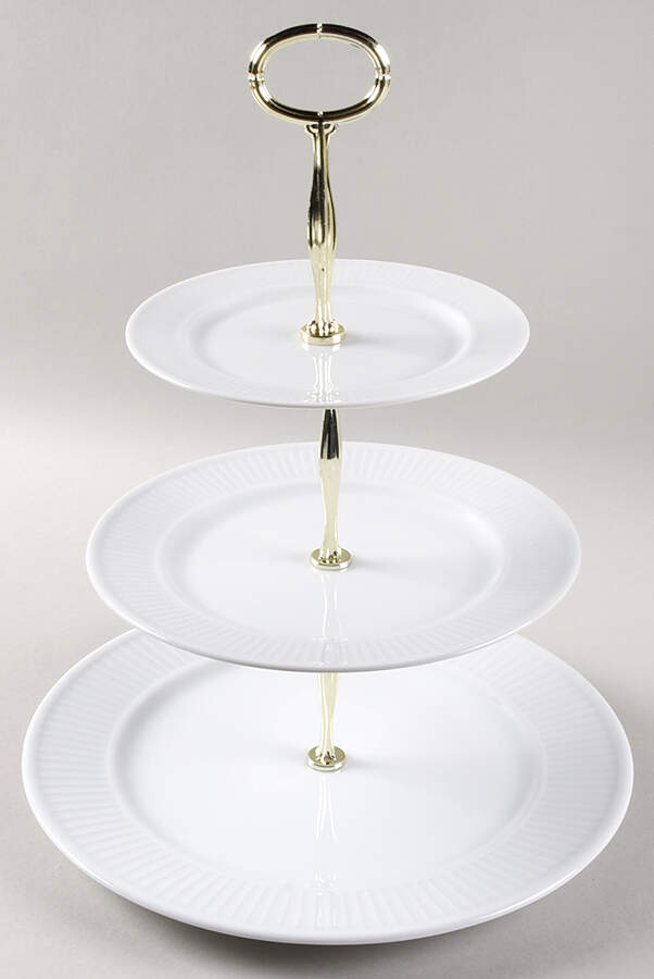Plisse 13 7/8"-14 1/4" 3-Tiered Serving Tray(DP,SP,BB) HC by Pillivuyt-1