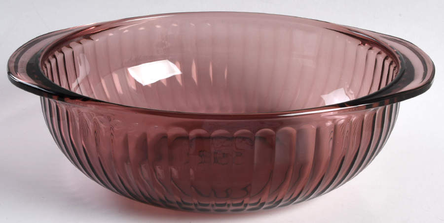 Originals Cranberry 2 Qt Round Covered Casserole No Lid by Pyrex-1