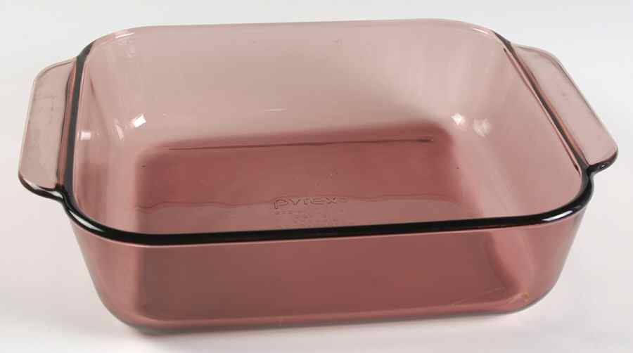 Originals Cranberry 8" Square Baker by Pyrex-1