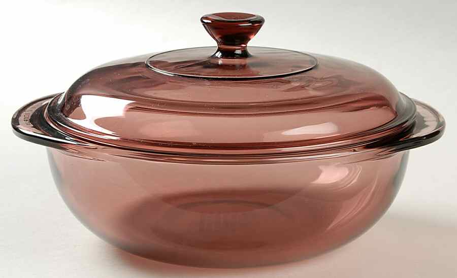Originals Cranberry 1.5 Qt Round Covered Casserole by Pyrex-1