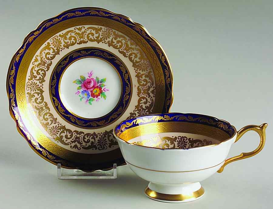 A835 Footed Cup & Saucer Set by Paragon-1