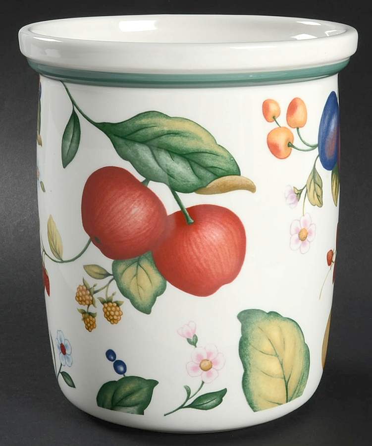 Fruit on the Vine Utensil Holder by Princess House-1