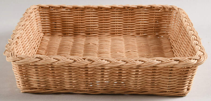 Originals Clear Wicker Basket for 8" Square Baker by Pyrex-1