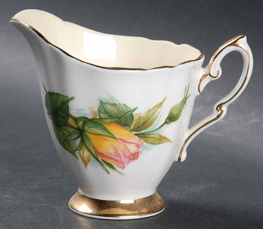 Six World Famous Roses (Newer) Creamer by Paragon-1