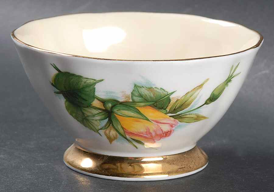 Six World Famous Roses (Newer) Open Sugar Bowl by Paragon-1