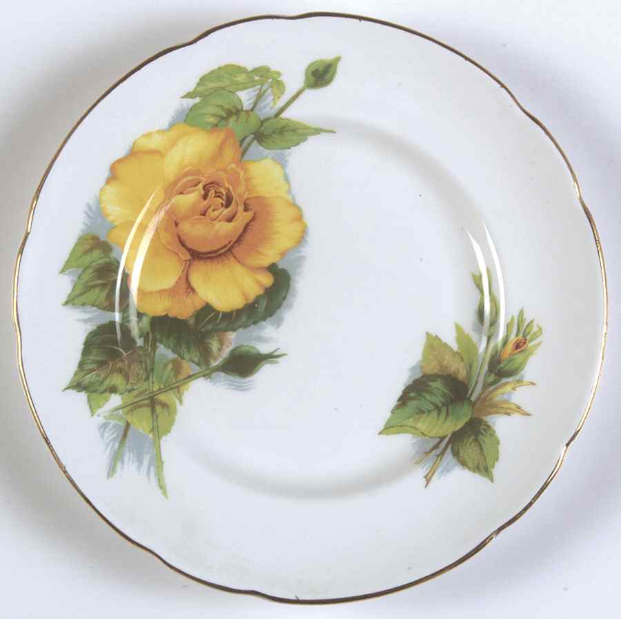 Six World Famous Roses (Newer) Bread & Butter Plate by Paragon-1