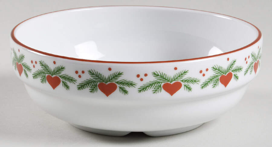 Hearts & Pines Dessert Bowl by Porsgrund-1