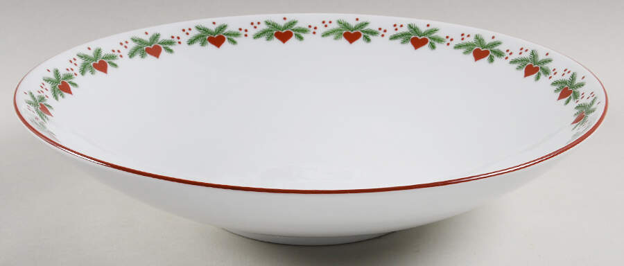 Hearts & Pines Large Fruit Bowl by Porsgrund-1