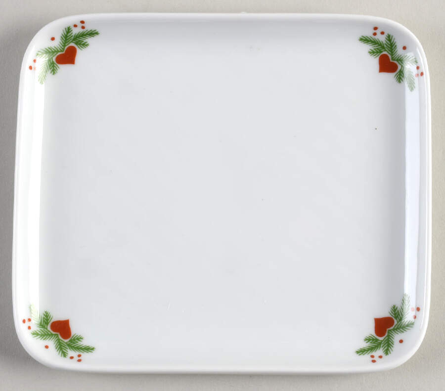 Hearts & Pines 6" Rectangular Serving Platter by Porsgrund-1