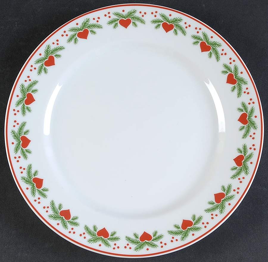 Hearts & Pines Salad Plate by Porsgrund-1