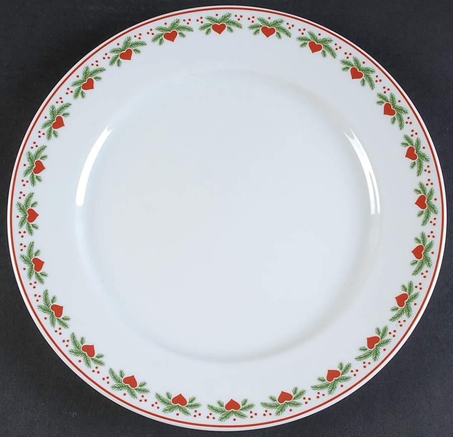 Hearts & Pines Dinner Plate by Porsgrund-1