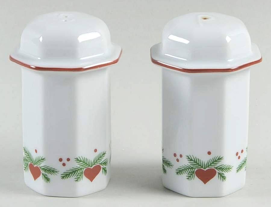 Hearts & Pines Salt & Pepper Set by Porsgrund-1