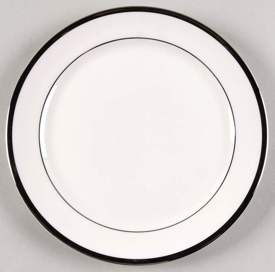 Platinum Necklace (Bracelet White) Salad Plate by Pickard-1