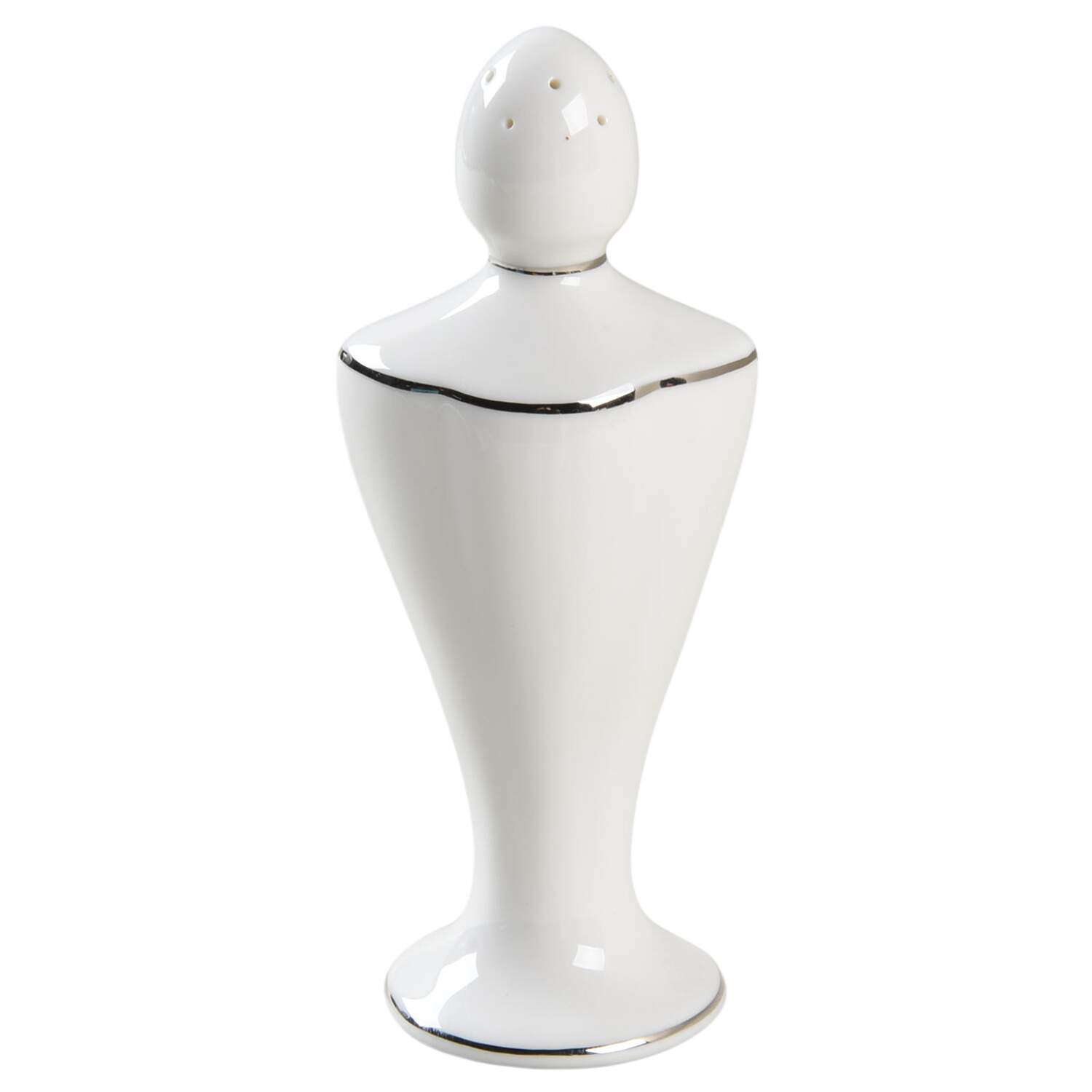 Platinum Necklace (Bracelet White) Salt Shaker by Pickard-1